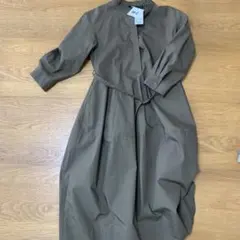 UNIQLO ブラウン シャツワンピース M