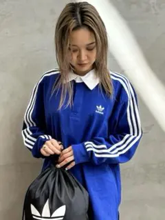 アディカラーラグビーポロシャツ