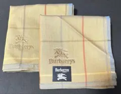 BURBERRY チェック柄 ハンカチ　2枚
