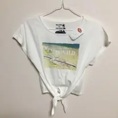 新品タグ付き Disney ドナルドダッククロップド 半袖 Tシャツのサムネイル