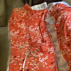 ⭕️解いた着物　少女の小袖　舞台衣装　ハンドメイド　昭和　(276)