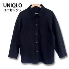 美品✨ユニクロ シャツ ジャケット ユニセックス 羽織り 紺