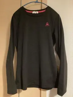 ルコックスポルティフ　黒　ロングTシャツ　レディース