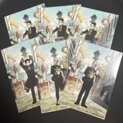 限定】日本三國 通天閣 popup 三角 青輝 原画クリアファイルセット 