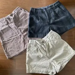 【Mサイズ】コーデュロイ　ショートパンツ　スカート