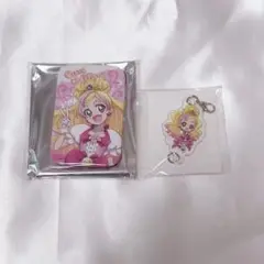 プリキュア　中国スクエア缶バッジ キュアフローラ