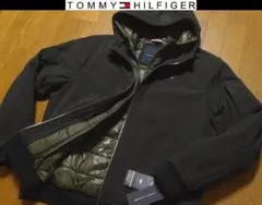 【大きい】L-XL日本サイズ位トミーヒルフィガー3層レイヤー伸縮ダンジャケット