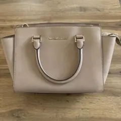 マイケルコース ショルダーバッグ 2way レザー ピンクベージュ　おまけ付き