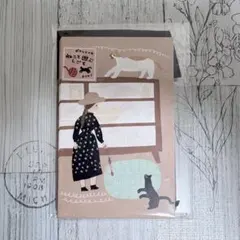 ネクタイさん ＊ m6 リフィル ポケットメモ「ねこと遊ぶしごと」 手紙社