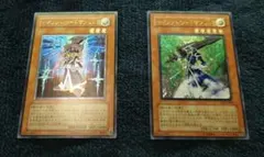 【極美品】遊戯王カード　サイレント・ソードマンLV3と5　レリーフ