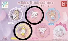 mikko illustrations クリアラバーコースター 2