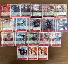 ワンピースカードゲーム 赤エースデッキパーツセット - メルカリ