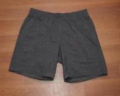 GU　ドライストレッチハーフパンツ　グレー　XL　古着