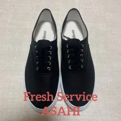 [新品] Fresh Service CORPORATE DECK SHOES黒のサムネイル