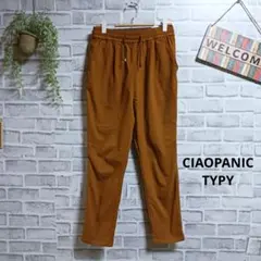 チャオパニックティピー テーパードパンツ ストレッチ ウエストゴム 無地 Sのサムネイル