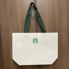 韓国‼︎スターバックス ショッピングバック 大 ホワイト