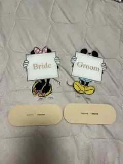 ミッキー ミニー アクリルスタンド Bride Groom