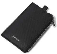 未使用 MANIUNO マニウノ レザー コイン カードケース マルチ財布 黒