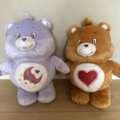ケアベアきらきら BIGぬいぐるみ 2種