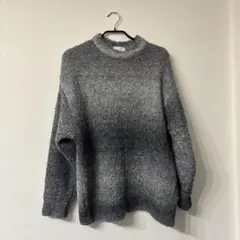CONFIRM グレー ニットセーター Lサイズ