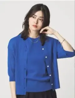 UNITED ARROWS/ブライトシアー Vネック ニット カーディガンのサムネイル