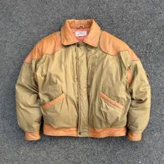 50s Campus レザージャケット ブルゾン ニット usa 42 - メルカリ