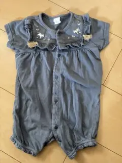 Cottoli ロンパース カバーオール グレー