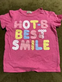 Hot Biscuits ピンク Tシャツ 90