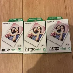 【未開封新品】チェキ instax mini フィルム 10枚入×3パック