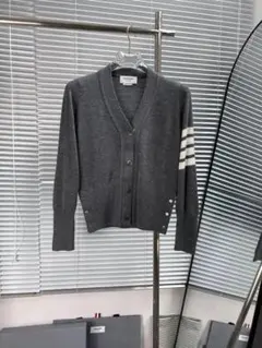 ✨THOM BROWNE グレー カーディガン~*1