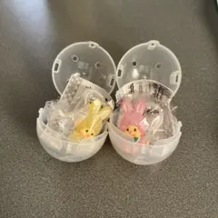 バンダイガチャ　モンチッチめじるしアクセサリー2 2個セット　チムたん