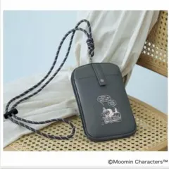 MOOMIN リトルミイ 肩掛けもできて便利なストラップ付きマルチケース