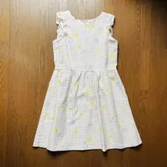 Couture brooch クチュールブローチ　ノースリーブ 花柄 ワンピース