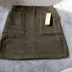 GU ブラック ミニスカート Mサイズ ポケット付き
