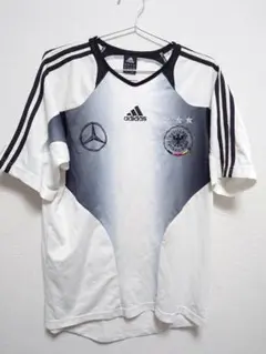 メルセデスベンツ×adidasドイツ代表 ユニフォームサッカーシャツXO adidas - 希少 adidas ドイツ代表ユニフォーム メルセデスベンツ