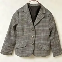 チェック柄 ジャケット 男児
