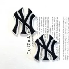 スポーツ　野球　アイロンワッペン　　ニューヨーク 2枚　5x5cm