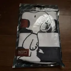 SNOOPY バスタオル ストライプ柄　青