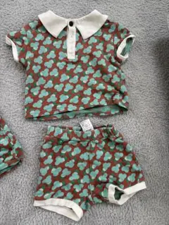 i*o様 moimoln モイモルン　セットアップ　半袖　総柄　90 80