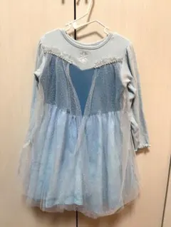 アナ雪 エルサ　なりきり ワンピース ドレス リトシー しまむら 90