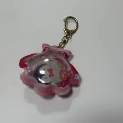 水族館 ペンギン 推し色キーホルダー 赤