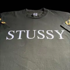 最初期 80s old stussy 黒タグ モックネック Tシャツ アーガイル