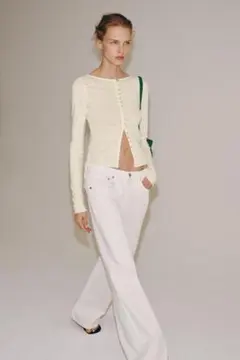 ZARA ラスティックTシャツ Sサイズ 新品タグ付き 人気の完売アイテム
