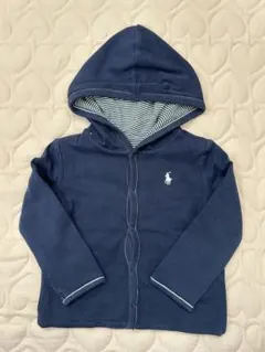 フード付きストライプトレーナー