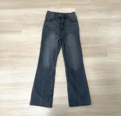 GRL フレアデニムパンツ　ブラック　XS