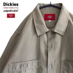 【大人気】ディッキーズDickiesワンポイントロゴ刺繍シャツB系スケート西海岸