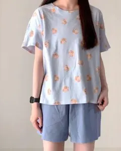 GU ジーユー コットンカラーラウンジセット ルームウェア ポメラニアン XLのサムネイル