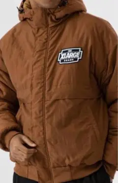 XLARGE ブラウン ナイロンジャケット