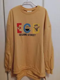 セサミストリート　オーバサイズ　スウェット トレーナー　 M