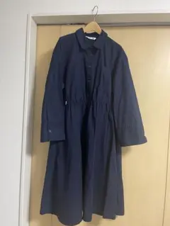 UNIQLO✕JW ANDERSON シャツワンピース　Lサイズ　ネイビー